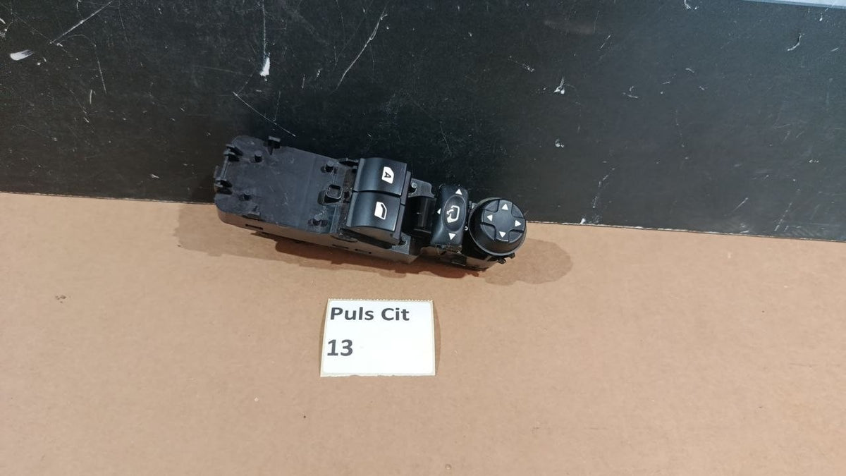 Puls Cit 13 - Pulsantiera Anteriore sinistra Citroen DS3 2009 in poi con 2 vetri