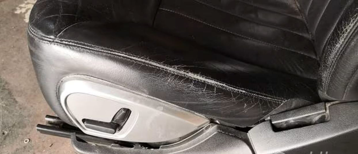 MERCEDES ML W164 TAPPEZZERIA IN PELLE NERA CON SEDILE LATO PASSEGGERO DA CUCIRE