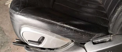 MERCEDES ML W164 TAPPEZZERIA IN PELLE NERA CON SEDILE LATO PASSEGGERO DA CUCIRE