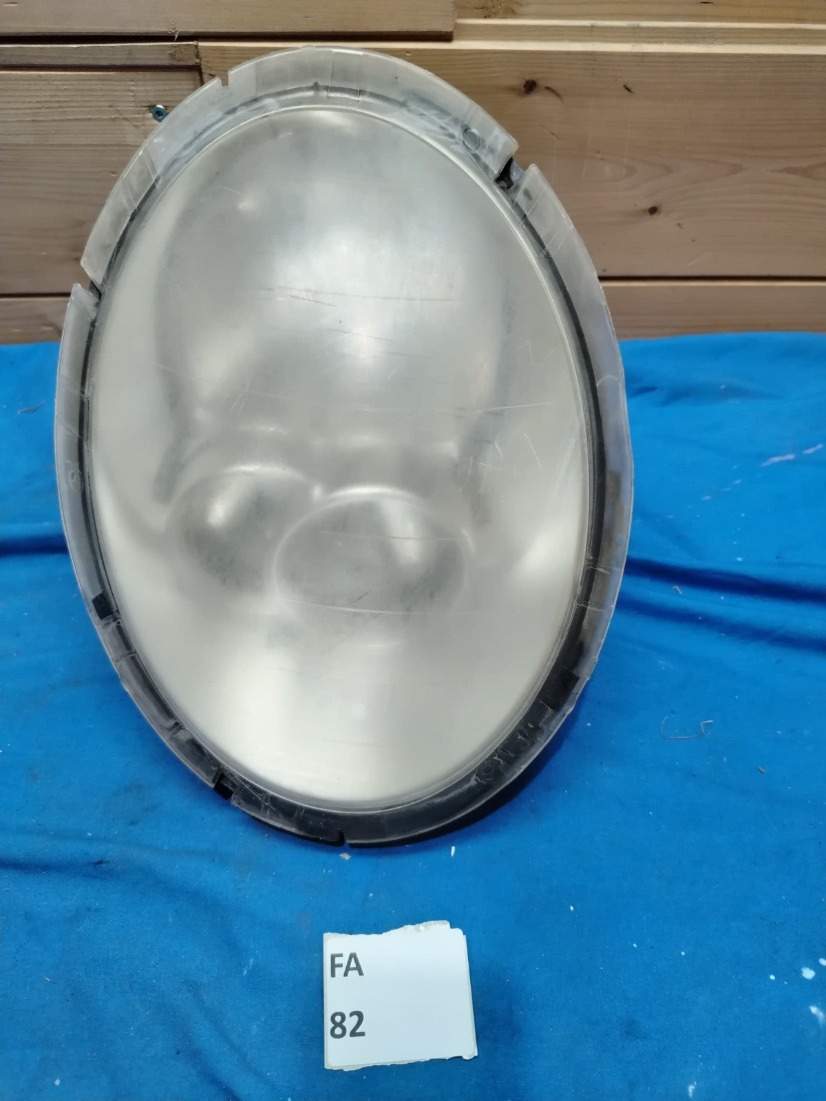 FA 82 - Faro anteriore Mini One 2003 destro plastica da lucidare senza cornice