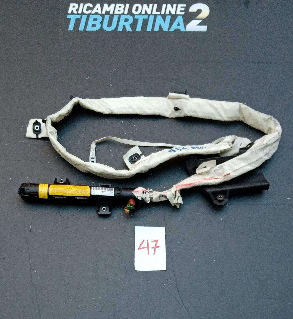 Airbag tendina laterale sinistra Alfa Romeo 159 Berlina 2005 in poi Numero 47
