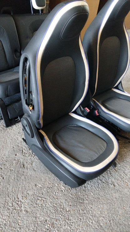 Tappezzeria completa Renault Twingo in misto pelle e stoffa 2014 in poi