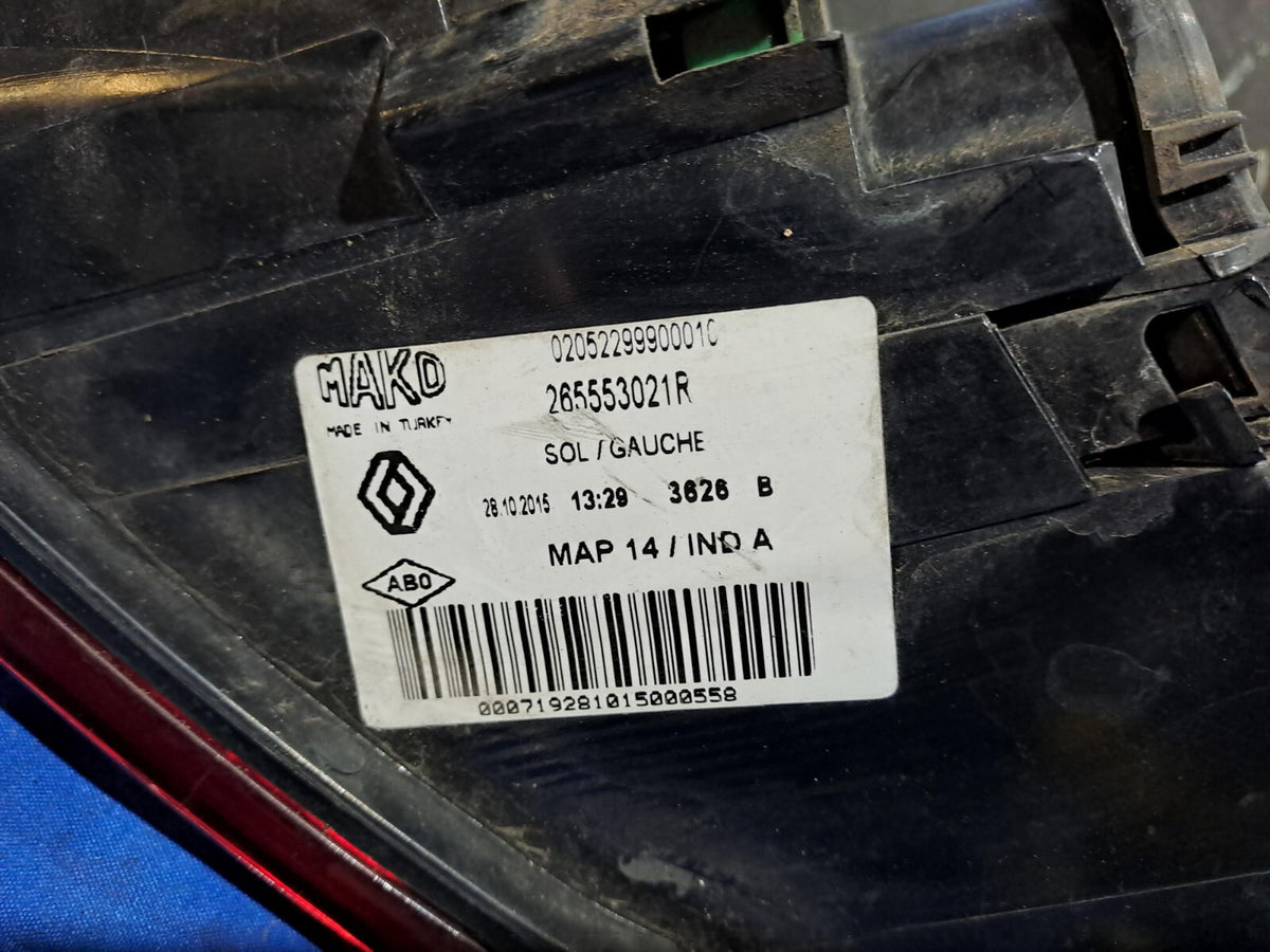 Fanale posteriore sinistro Renault Clio 2012-2021 26553021R - F REN 95