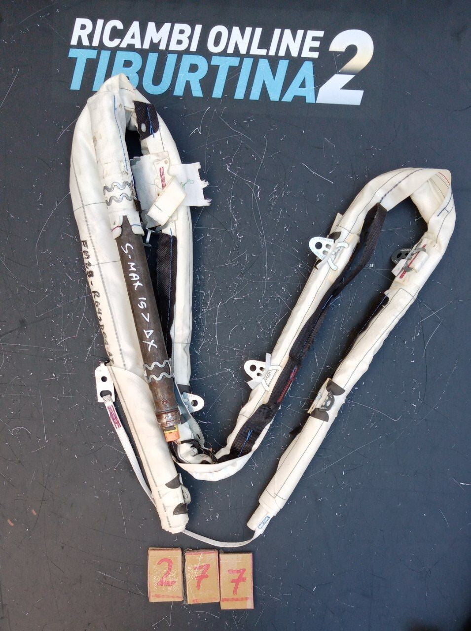 Airbag tendina laterale destra Ford s-max 2015 in poi Numero 277