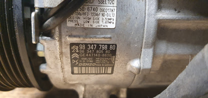 Compressore aria condizionata  Peugeot 2008 1.2 TB denso 9834719880