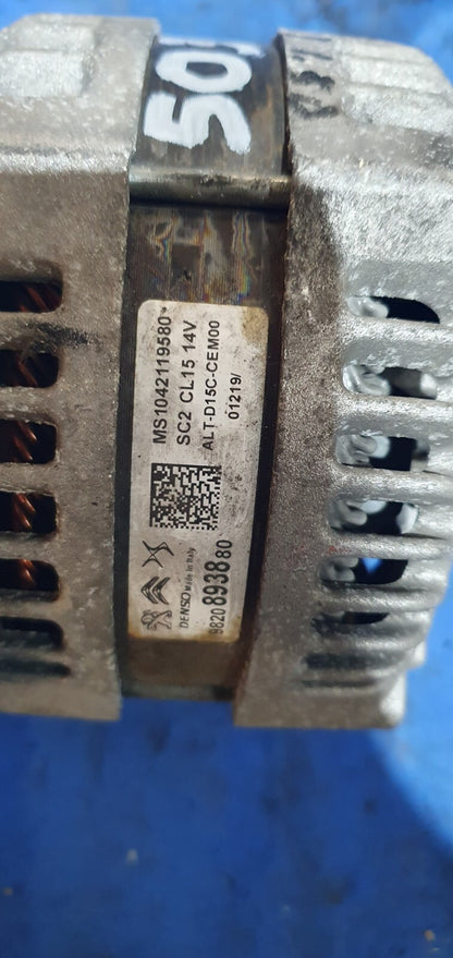 Alternatore Citroen C3 1.5 D denso 9820893880 14v