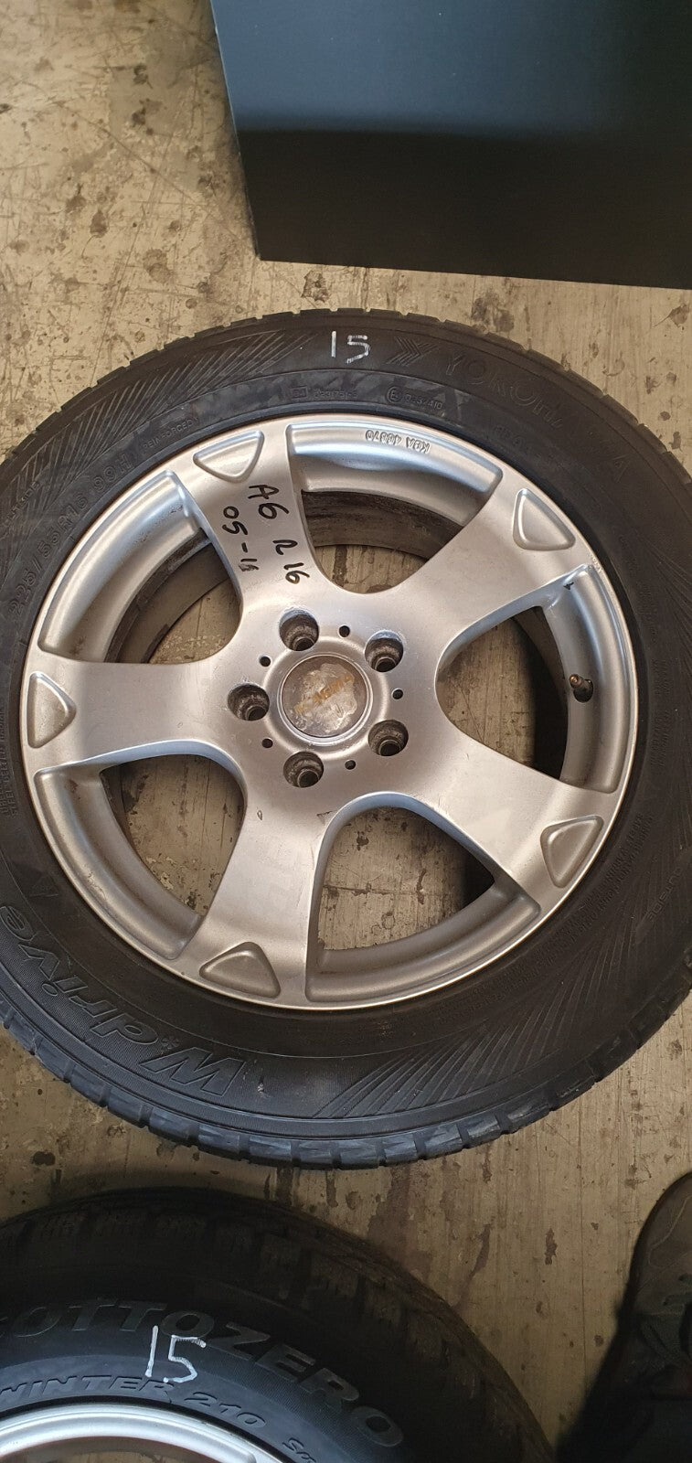 Cerchi e gomme 4 cerchi per Audi A6 diametro 16 et 38 7j 112 con gomme