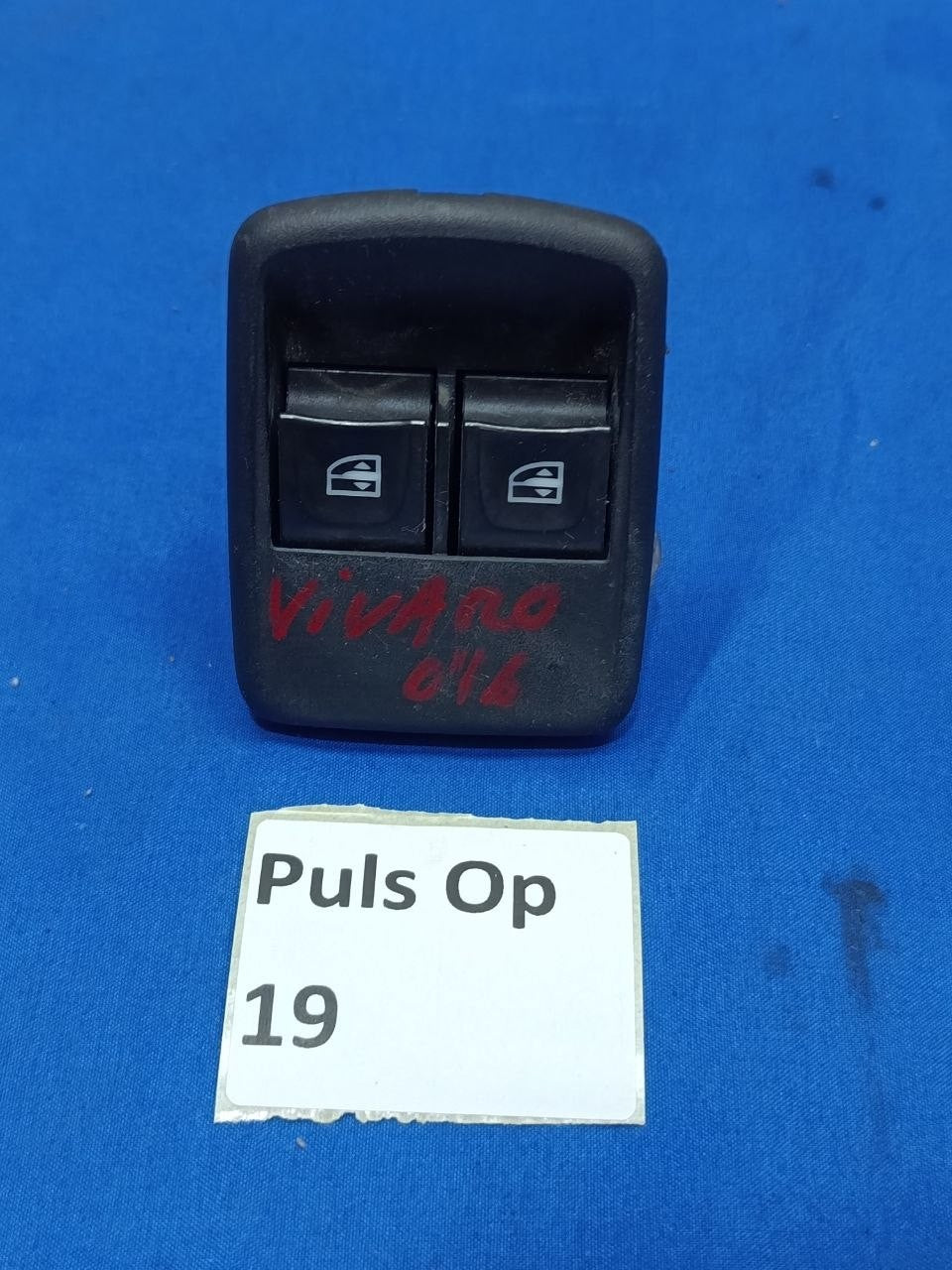 Puls Op 19 - Pulsantiera Completa Anteriore sinistra Opel Vivaro 2014 2019