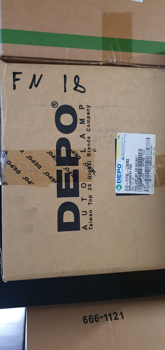 Faro anteriore nuovo commerciale Toyota Yaris dal 2011 al 2013 sinistro