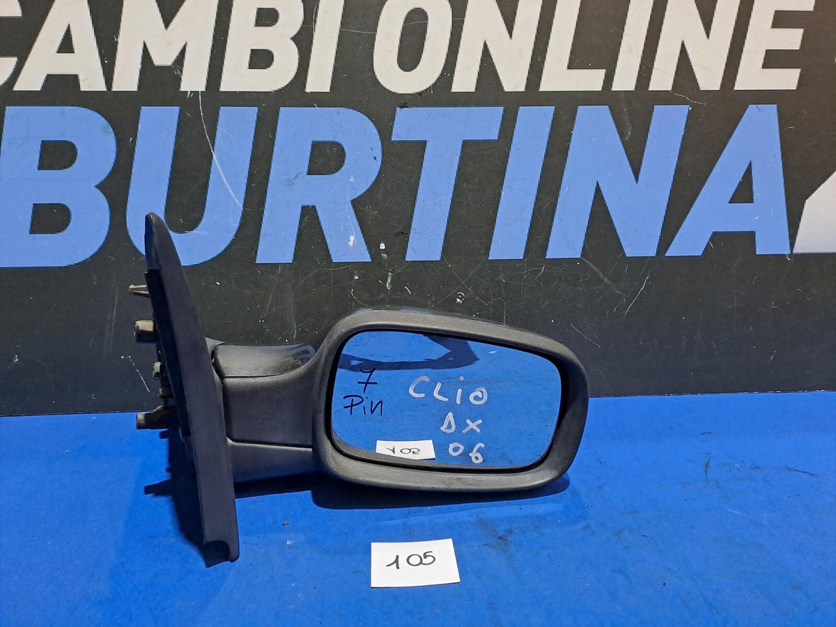 Specchio/Specchietto retrovisore destro Renault Clio 2005-2009 7 pin - 105