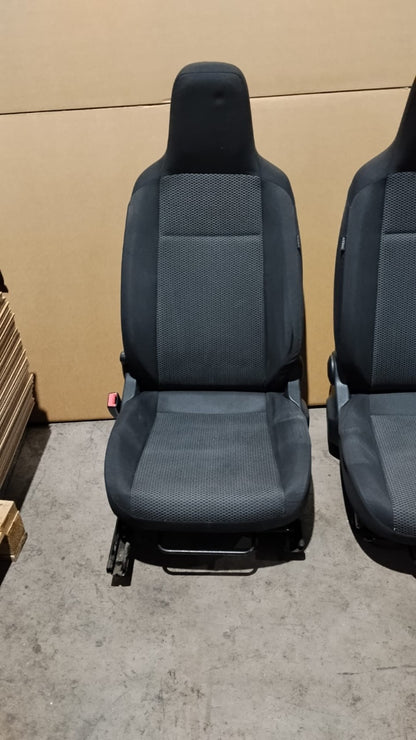 Tappezzeria Seat Mii 2011 in poi stoffa grigia scuro senza panelli con airbag