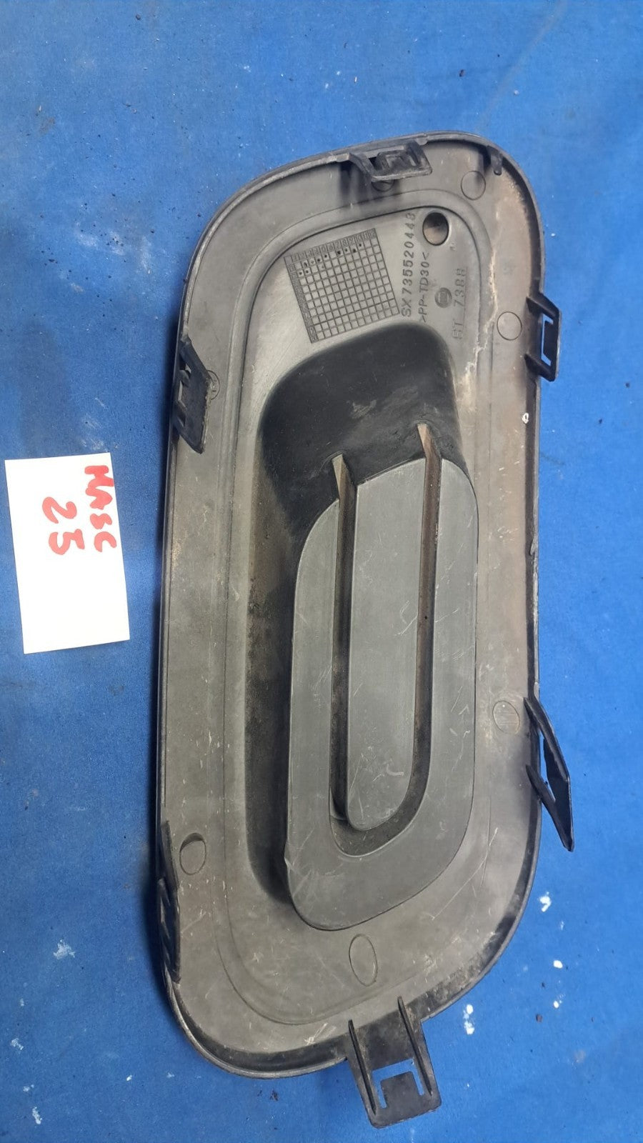 Masc 25 Mascherina paraurti anteriore sinistro senza foro fendinebbia Fiat Panda