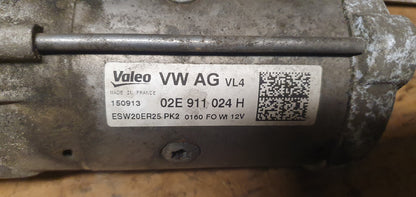 Motorino avviamento  Audi Q3 2.0 automatica Valeo 02e911024h