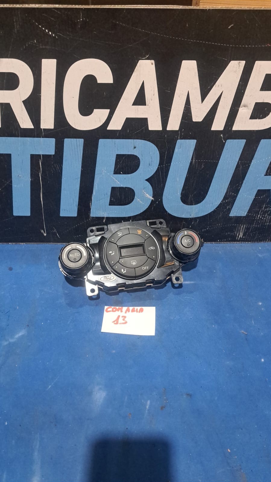 Com 13 Comando clima aria interna per Ford Fiesta dal 2008 al 2017