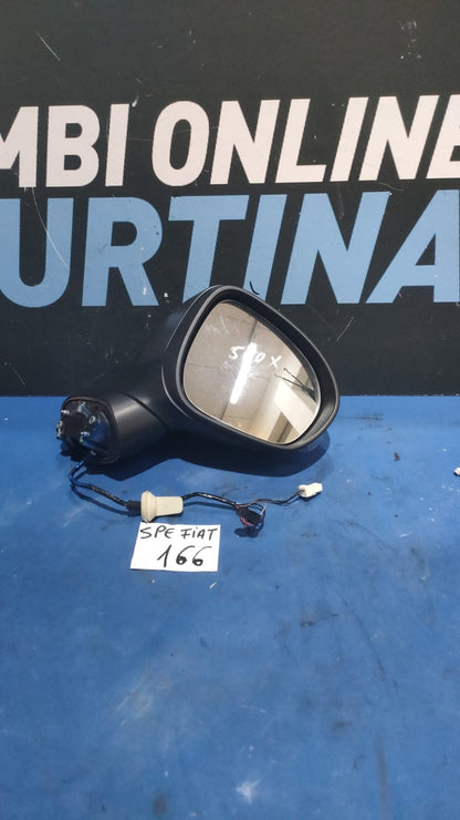 specchietto destro  fiat 500x   2 spinotti 9 fili 7+2 spe fiat 166