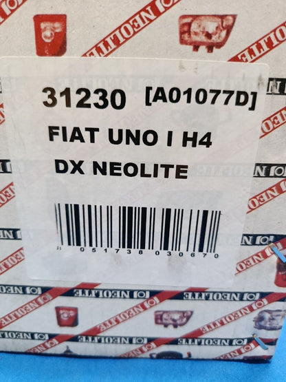 Fn 03 - Faro Anteriore nuovo Originale Neolite Fiat Uno Destro 1983 1989
