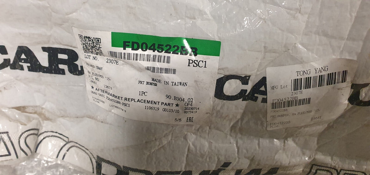 Paraurti Anteriore Ford KA+ Mod dal 2016 al 2018 FD0101001