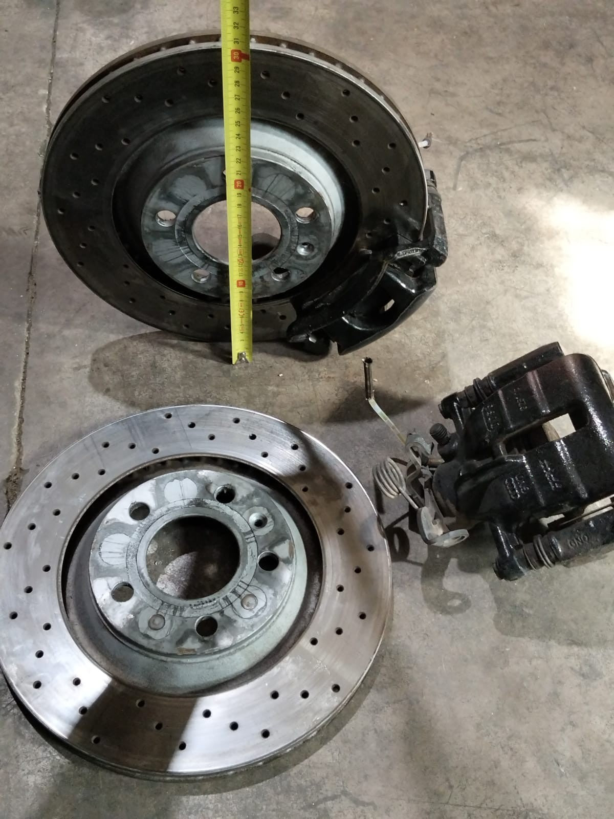 Kit frenante e assetto ABT con ammortizzatori regolabili Audi A4 S4 B7
