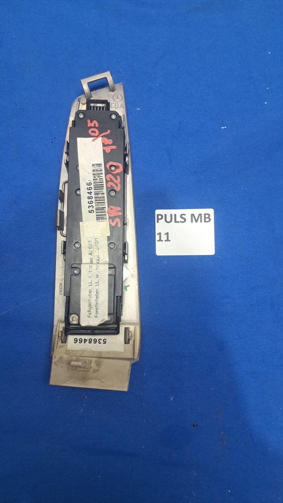 Puls MB 11 pulsantiera Alzavetri  Mercedes classe S in radica Anno 98 in poi