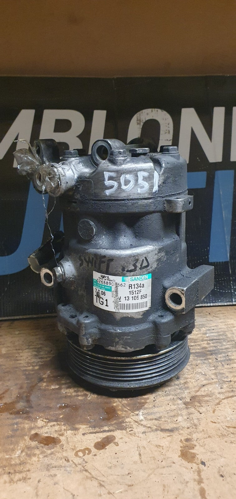 Compressore aria condizionata SUZUKI SWIFT 1.3 MJET SD6VBBF