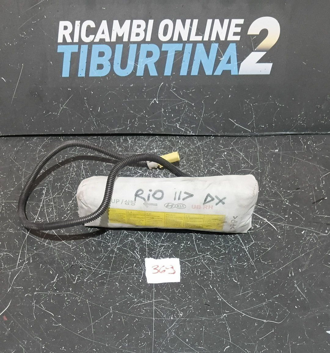 369 cod airbag sedili destro  Kia rio 2011-2017