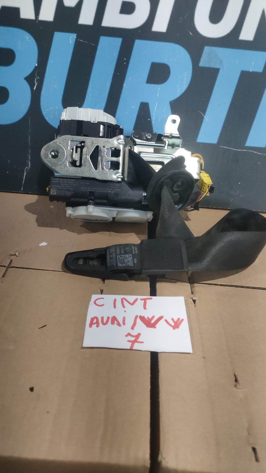 cintura di sicurezza anteriore sinistra audi A6 12 in poi elettronica cint 7