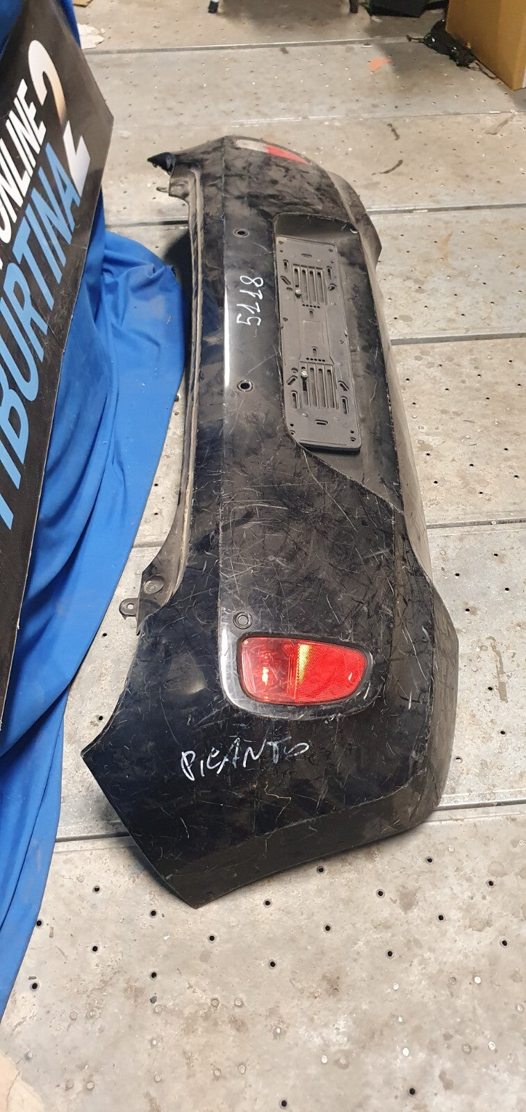 Paraurti posteriore Kia Picanto dal 2011 al 2015