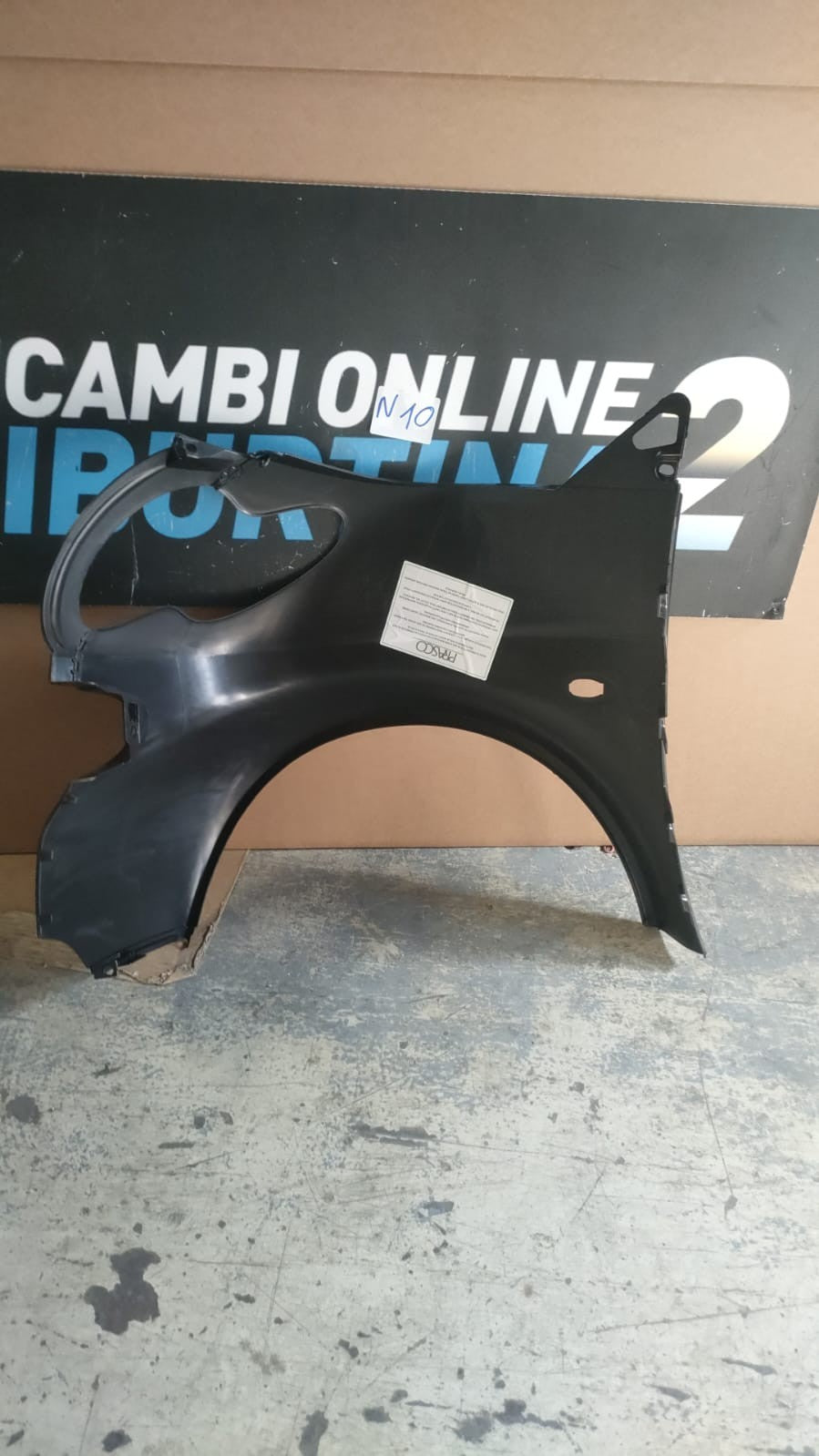 parafango anteriore destro con foro lucciola modello cabrio dal 2002 al 2007 n10
