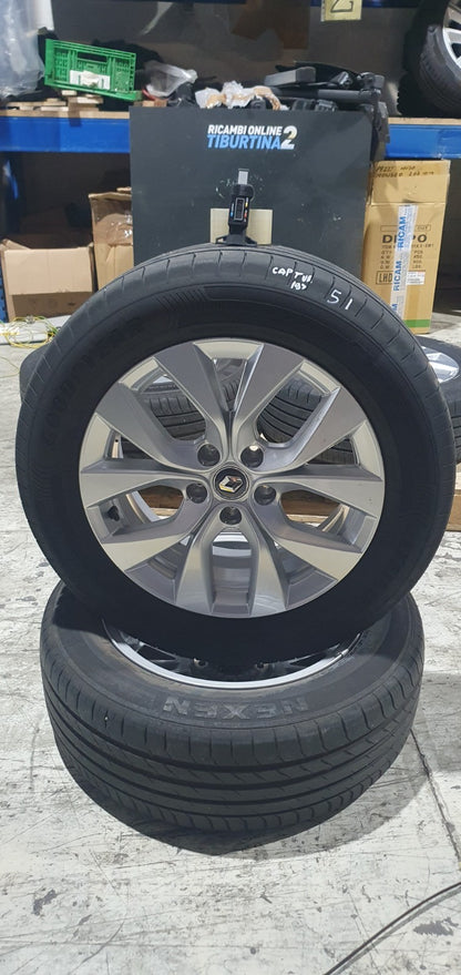 Cer 51 - Cerchi e gomme treno completo Renault Captur dal 2019