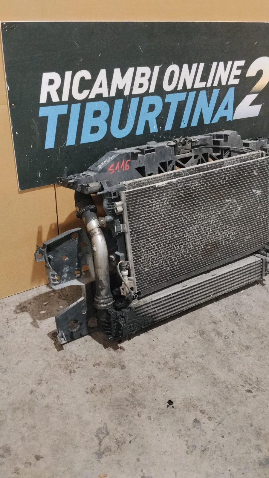 R5116 kit radiatore con rivestimento Renault Scenic 2009 in poi 1.5 diesel