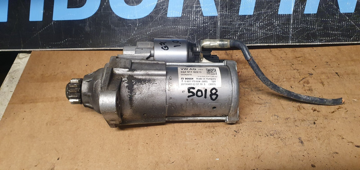 Motorino avviamento  Volkswagen Golf 7 1.0 B Bosch 02z911022c