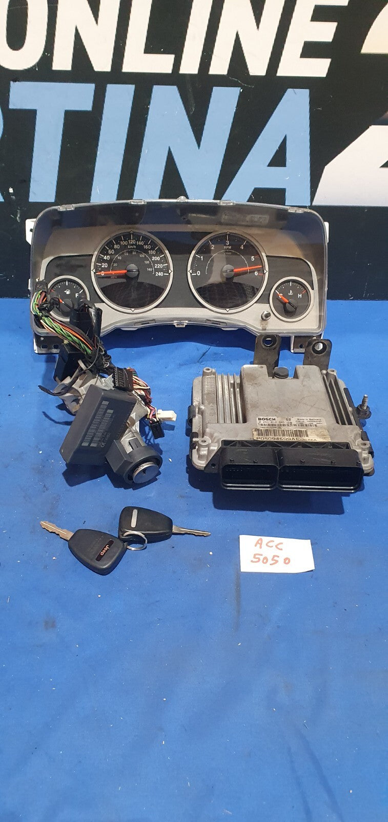 Kit accensione elettronica chiave e blocchetto Jeep Compass 2.0 D