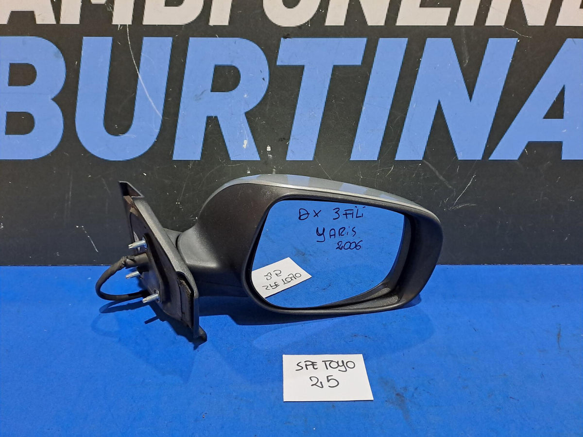 Specchio/Specchietto retrovisore destro Toyota Yaris 2006-2011 3 fili
