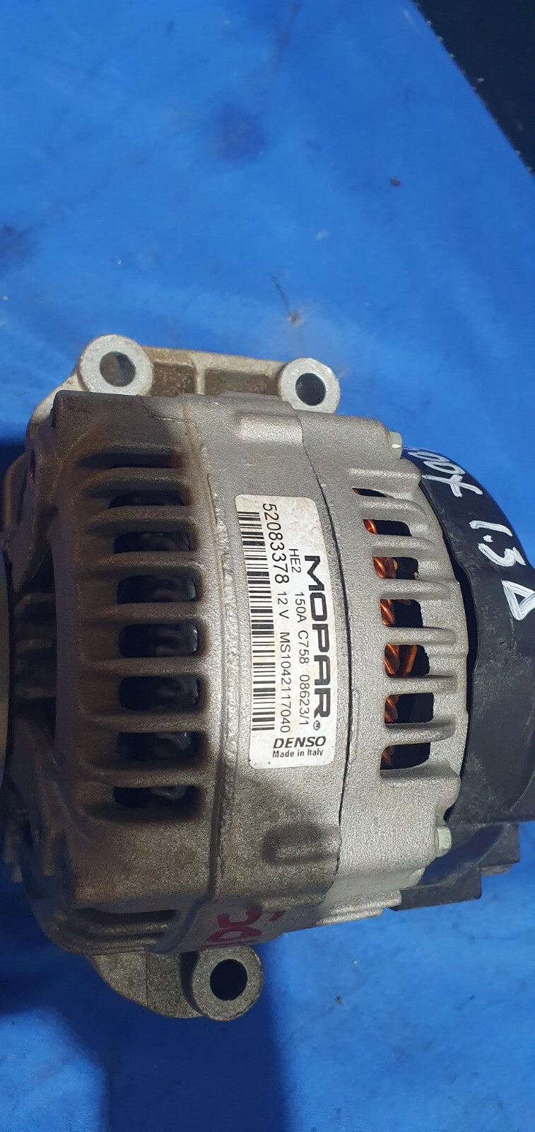 Alternatore Fiat 500 X 1.3 D denso 52083378 12v 150A