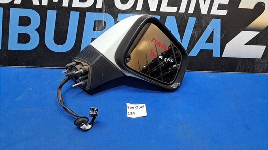 Spe opel 124 specchietto retrovisore opel mokka destro 5 fili  plastica crepata