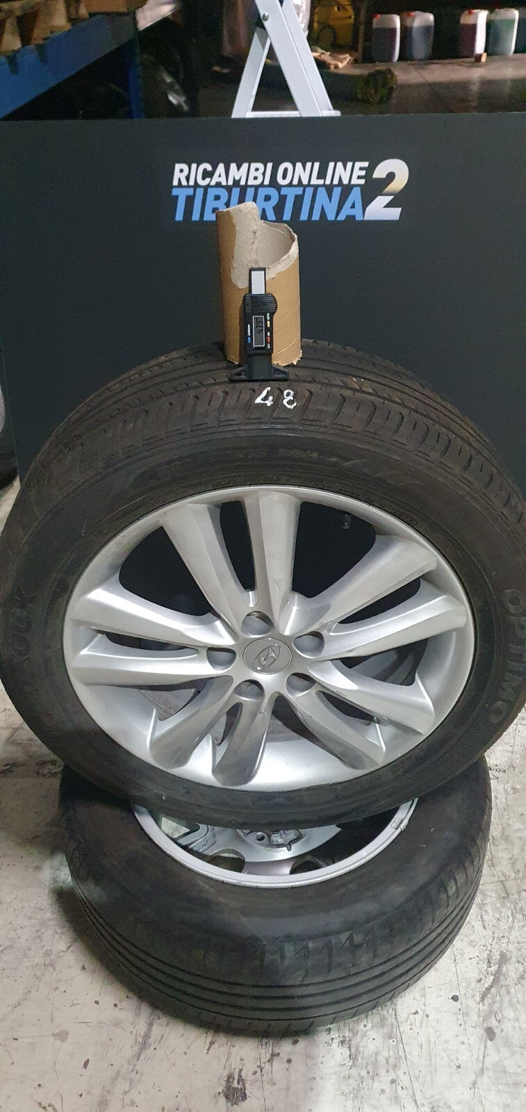 Cerchi e gomme 4 cerchi per Hyundai IX35 con gomme hankook dot 18-17