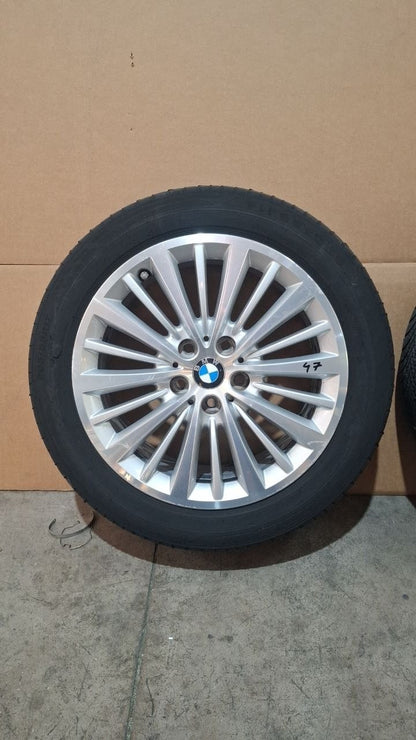 47 cerchi con gomme da cambiare bmw serie 2 tourer 205-55-17 cerchi originali