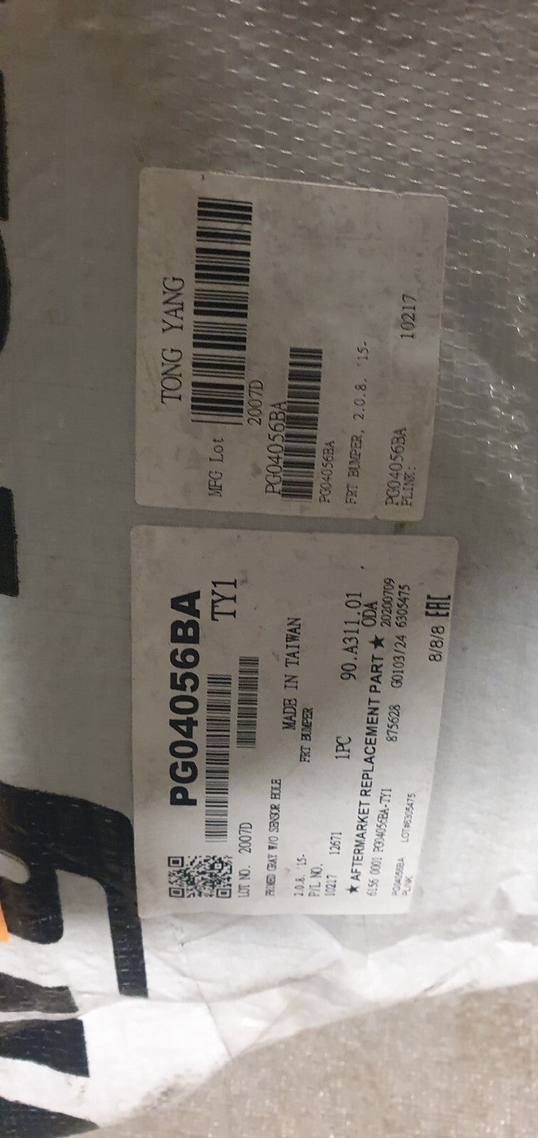 Paraurti Anteriore Peugeot 208 Mod 2015 PG3281001