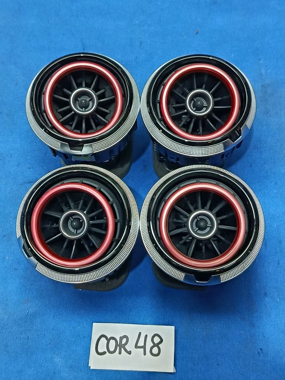 Cor 48 - Set 4 Bocchette aerazione cruscotto Audi A3 8V 2012 2020 Cod 8V0820901A