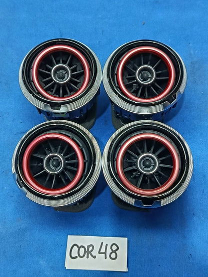 Cor 48 - Set 4 Bocchette aerazione cruscotto Audi A3 8V 2012 2020 Cod 8V0820901A