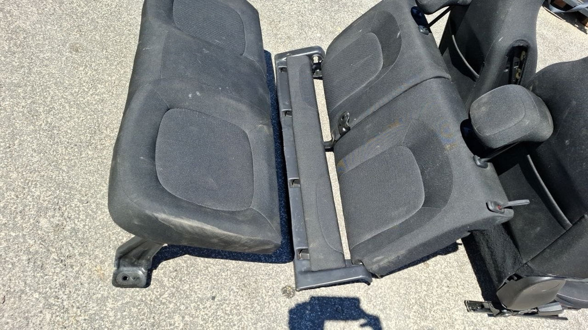 Tappezzeria in stoffa nera smart 453 x 4 senza airbag sedile dal 2014