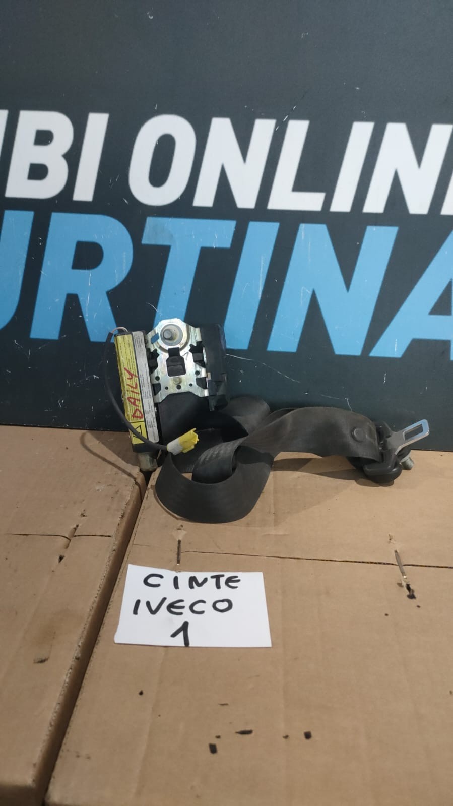 cintura di sicurezza anteriore destra Iveco Daily 2005 cint 1
