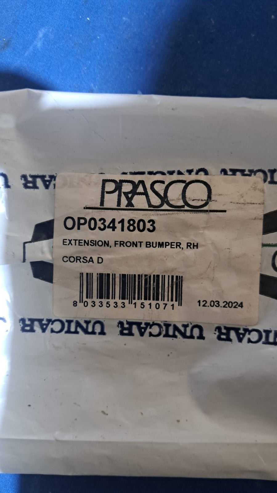 Masc 58 spoiler paraurti Anteriore destro opel corsa d e insigna 2010 OP0341803