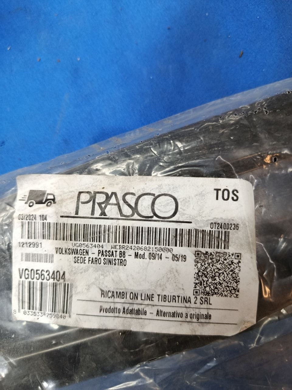 Masc N 81 - Sede faro nuovo Volkswagen Passat B8 2014 2019 sinistro