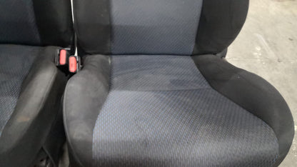 Tappezzeria in stoffa nera e blu yaris hybrid 14 in poi con airbag sedile