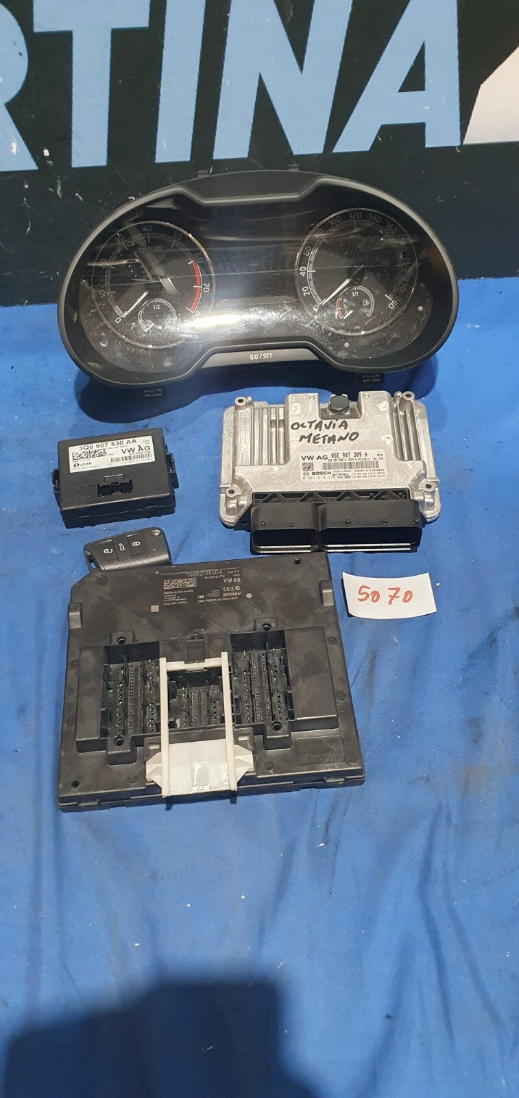 Kit accensione elettronica Chiave e blocchetto Skoda Octavia 1.4 Tb