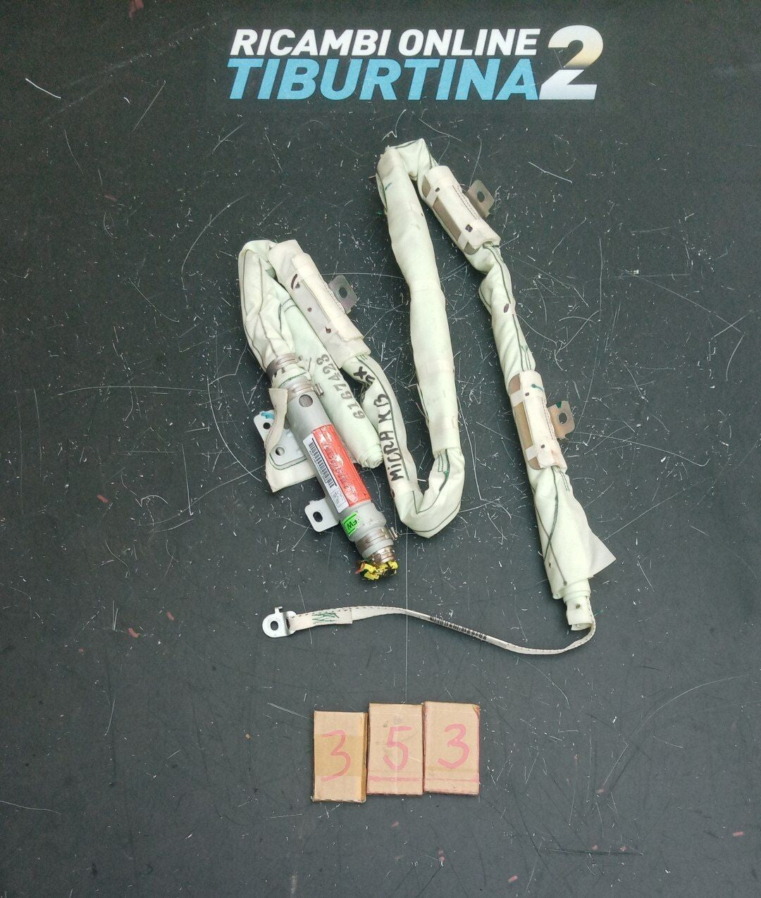 Airbag tendina laterale sinistra Nissan micra k13 2008-2014 Numero 353