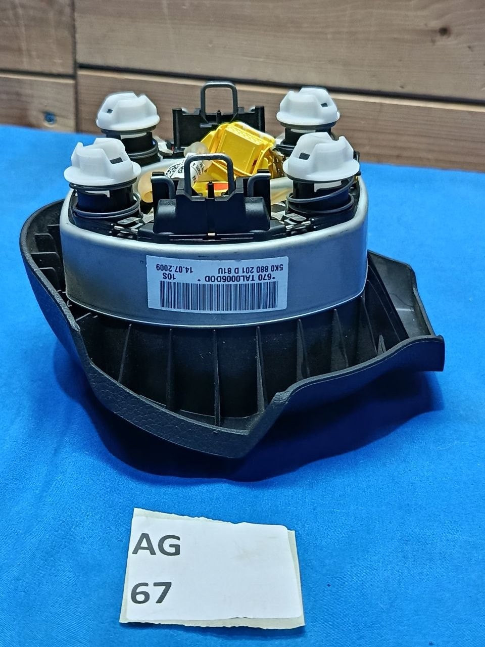 AG 67 - Airbag guida Volante Volkswagen Golf 6 2008 2012  Cod 5K0880201D81U