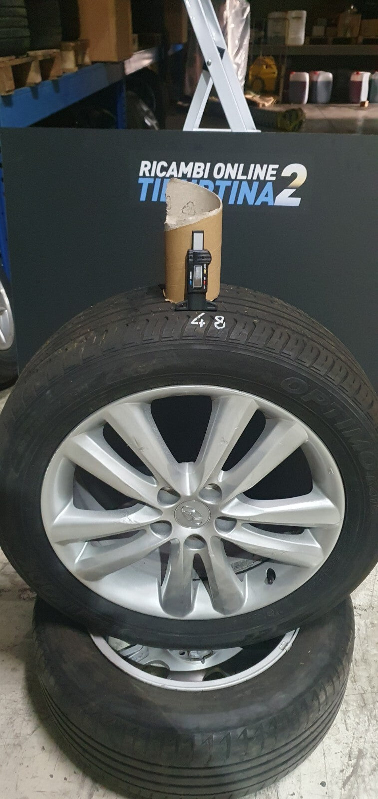 Cerchi e gomme 4 cerchi per Hyundai IX35 con gomme hankook dot 18-17