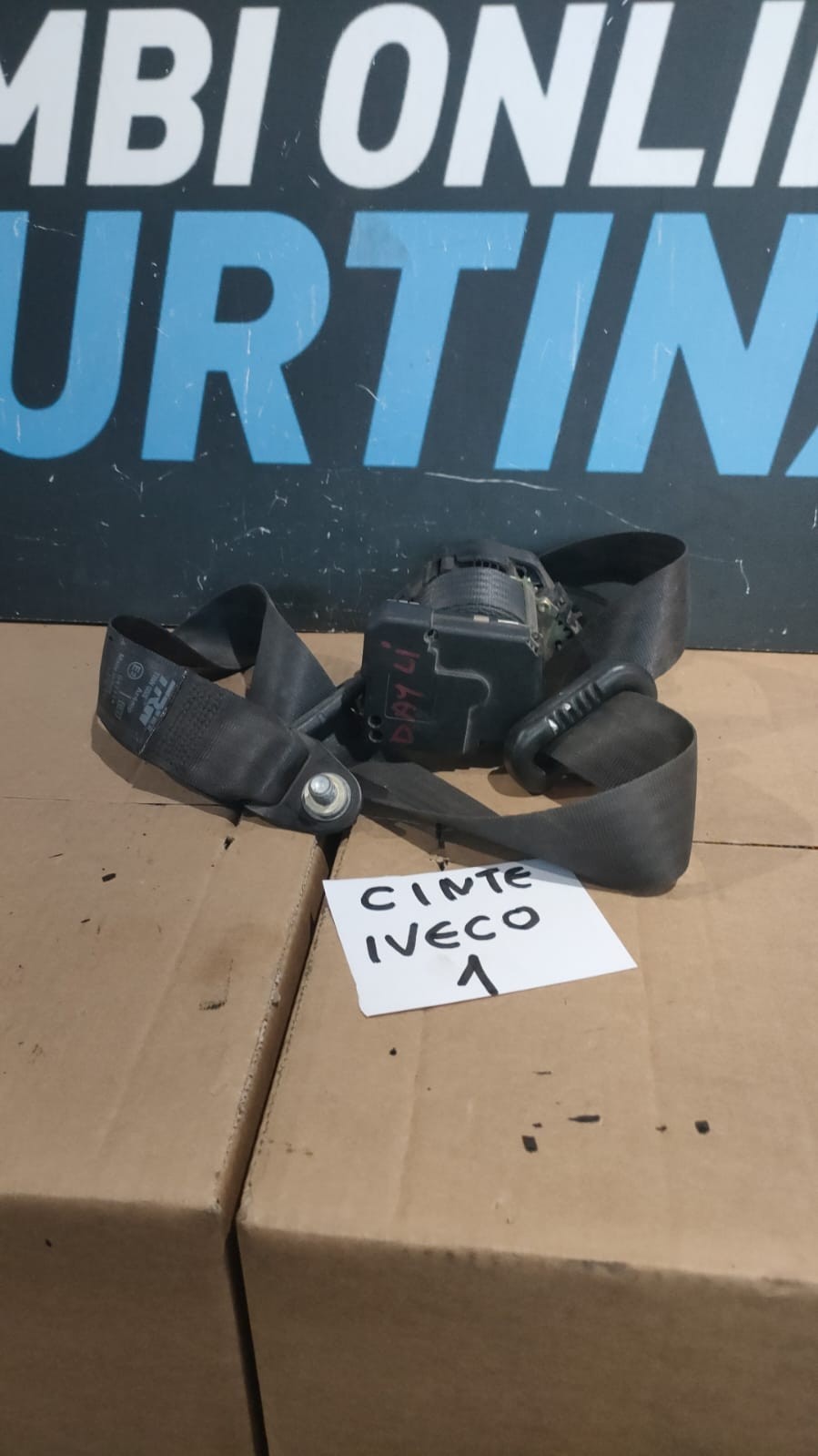 cintura di sicurezza anteriore destra Iveco Daily 2005 cint 1
